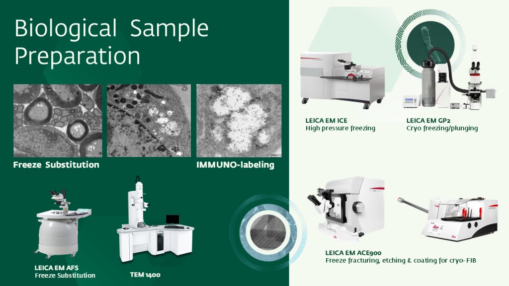 Characterization Unit, MIXA - Advanced Preparation of Biological Samples for Transmission Electron Microscopy